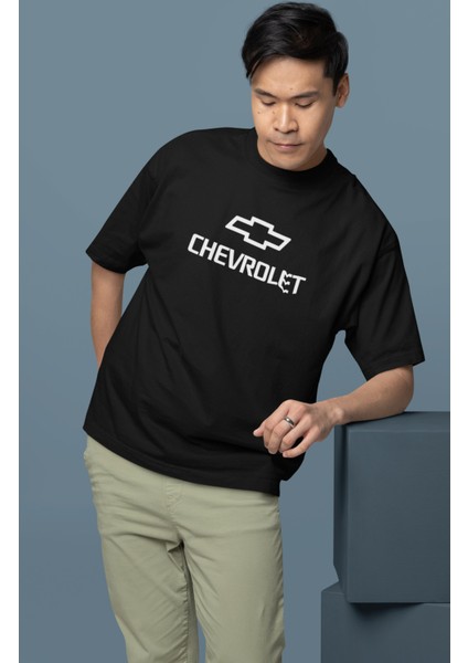 Oversize Chevrolet 1980 C10 Sırt Baskılı Tişört, Erkek-Kadın Araba Temalı Couple T-Shirt fiyatları