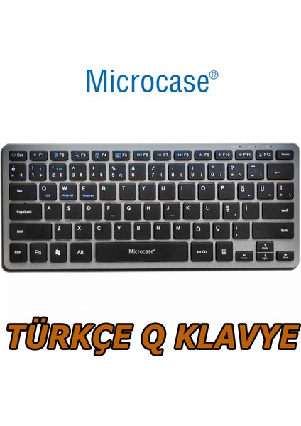 2in1 Kablosuz ve Bluetooth Türkçe Klavye Mouse Set Şarjlı - AL4285