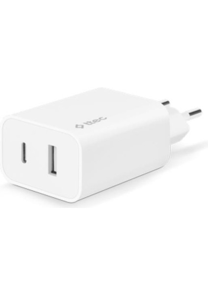 2.4A 12W Akım ve Isı Korumalı Type C ve USB Girişli Şarj Adaptörü Başlığı, Universal Şarj Aleti
