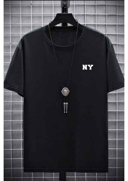 Only Trendwear Erkek Ny Baskılı Oversize Tshirt fiyatları