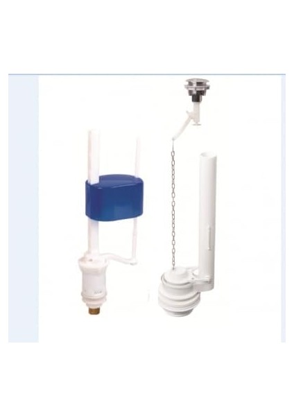 Gama Pratik Tek Basmalı Rezervuar Iç Takımı Zincirli