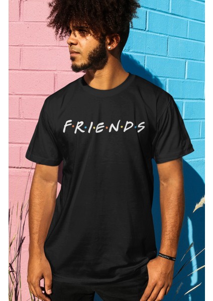 Friends Dizi Karakterleri Sırt Baskılı Tişört, Erkek-Kadın Friends Dizi Baskılı Tshirt fiyatları