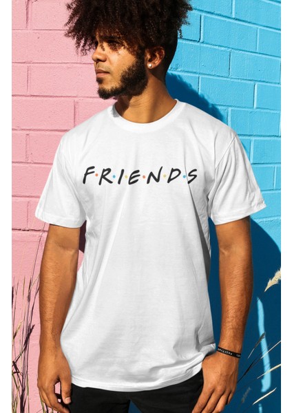Friends Dizi Karakterleri Sırt Baskılı Tişört, Erkek-Kadın Friends Dizi Baskılı Tshirt fiyatları