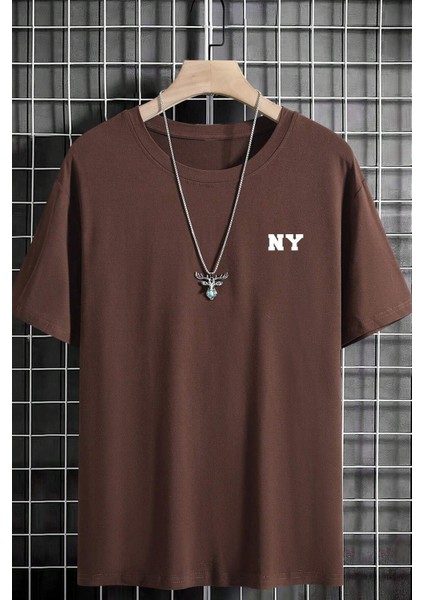 Only Trendwear Erkek Ny Baskılı Oversize Tshirt fiyatları