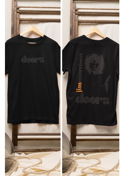 The Doors Sırt Baskılı T-Shirt, Erkek-Kadın Rock-Metal Müzik Baskılı Tişört