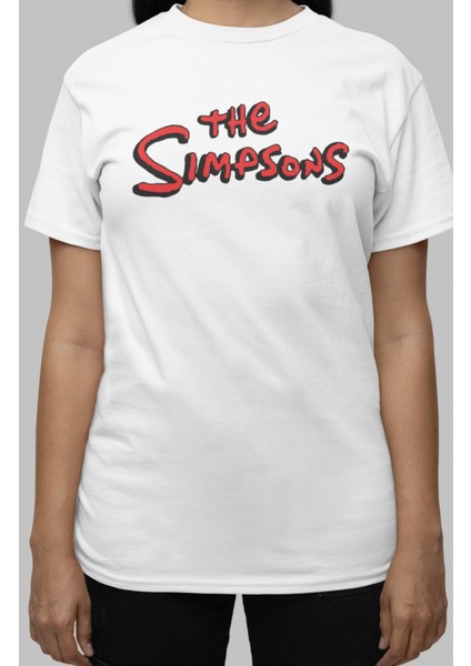The Simpsons Sırt Baskılı T-Shirt, Erkek-Kadın Yaramaz Bart Simpson Sırt Baskılı Tişört