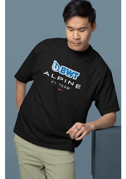 Oversize Bmt Alpine F1 Team Pierre Gasly 10 Sırt Baskılı Formula 1 Unisex T-Shirt fiyatları