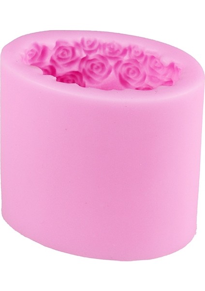 Love Güllü Silindir Silikon Mum Kalıbı fiyatları