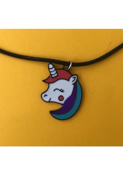 Unicorn Tek Boynuzlu At Kolye Unisex Ipli Kolye PYTKKOLE304