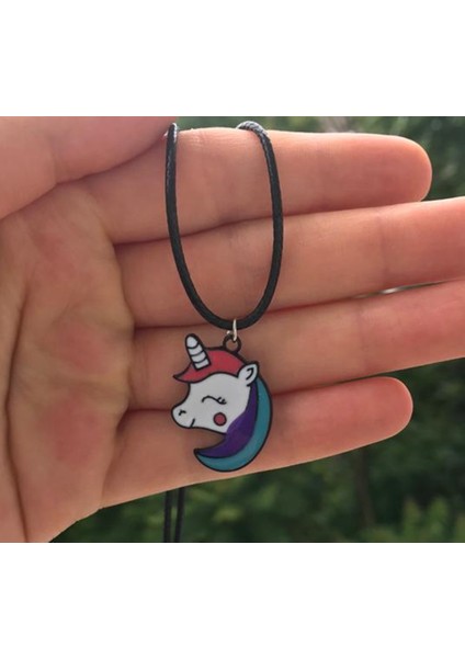 Unicorn Tek Boynuzlu At Kolye Unisex Ipli Kolye PYTKKOLE304