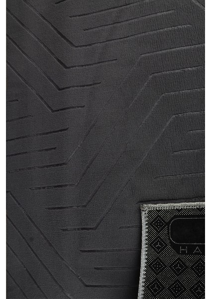 Kaymaz Tabanlı Kesme Kabartmalı Salon Koridor Mutfak Hali Antrasit Yolluk Ymr 5015 Antrasit fiyatları