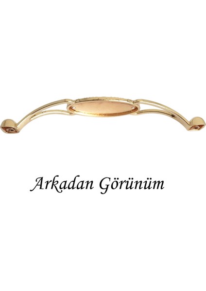 5 Adet Seç Kulp Altın Gold 128 mm Kulp Mobilya Mutfak Dolabı Çekmece Dolap Kapak Kulpu Kulbu Metal Kulpları