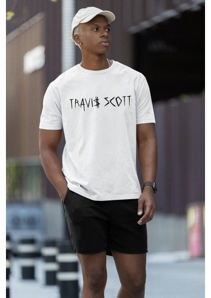 Travis Scott Sırt Baskılı Tişört, Erkek-Kadın Rap Baskılı T-Shirt fiyatları