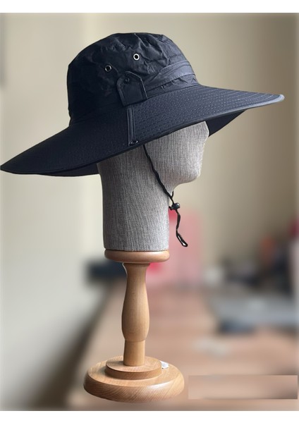 Şemsiye Gibi Geniş Terekli Güneş Korumalı Profesyonel Kamp Şapkası Outdoor Şapka