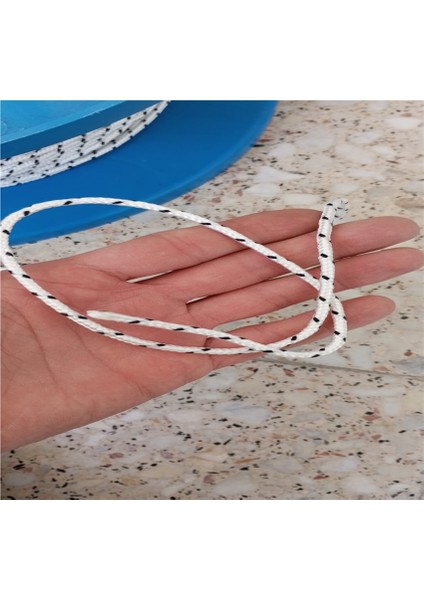 Balkon Filesi Montaj Seti 2,50 x 11 Metre Için Montaj Aparatları Çelik Halat