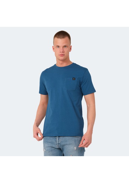 VESELA Erkek Tişört Petrol indirimleri