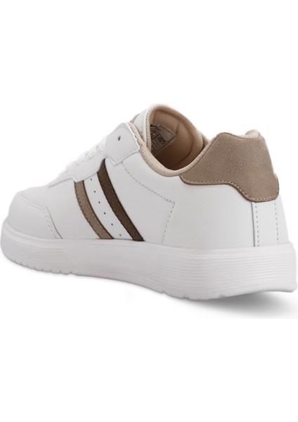 ZIPPER I Kadın Sneaker Koşu & Yürüyüş Ayakkabısı Beyaz / Gümüş / Altın