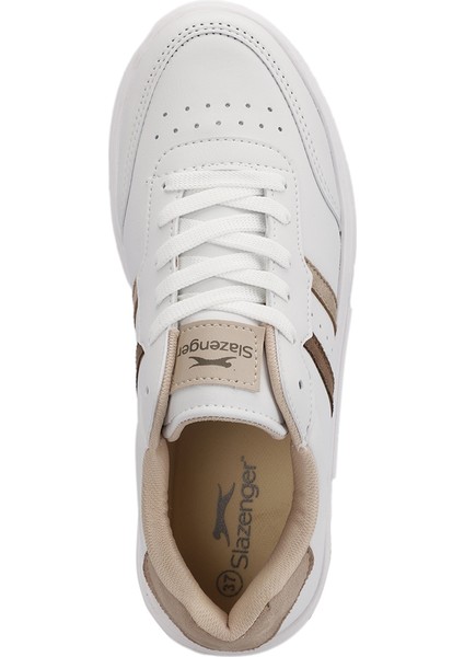 ZIPPER I Kadın Sneaker Koşu & Yürüyüş Ayakkabısı Beyaz / Gümüş / Altın