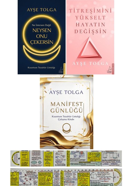 Neysen Onu Çekersin - Titreşimini Yükselt Hayatın Değişsin - Manifest Günlüğü - 3 Kitap - Ayşe Tolga