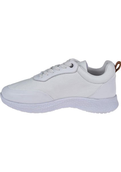 Hakiki Deri Erkek Spor Ayakkabı Sneaker HJ-24260-M BEYAZ modelleri