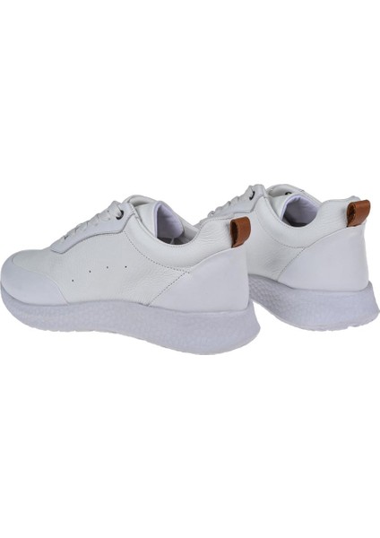 Hakiki Deri Erkek Spor Ayakkabı Sneaker HJ-24260-M BEYAZ indirimleri