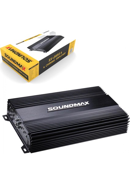 SX-2850.4 Oto Anfi Stereo 4X60 Watt 4 Kanal