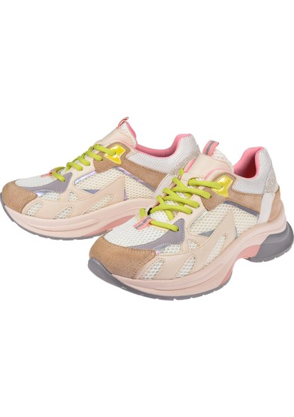 Kadın Spor Ayakkabı Sneaker SMS-30170 BEJ PEMBE