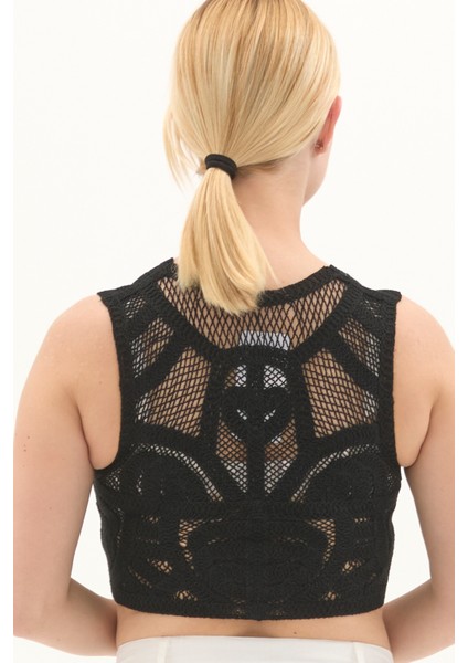 Siyah Dantel Detaylı Yazlık Büstiyer indirimleri