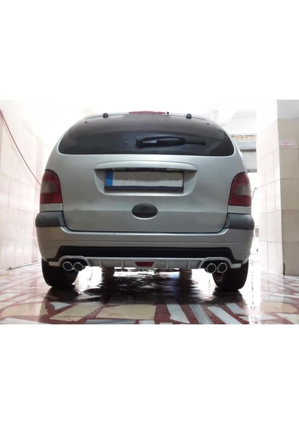 Renault Scenic Mk1 Uyumlu Body Kit Difüzör 4 Çıkış Yuvarlak Gri Model 1 fiyatları