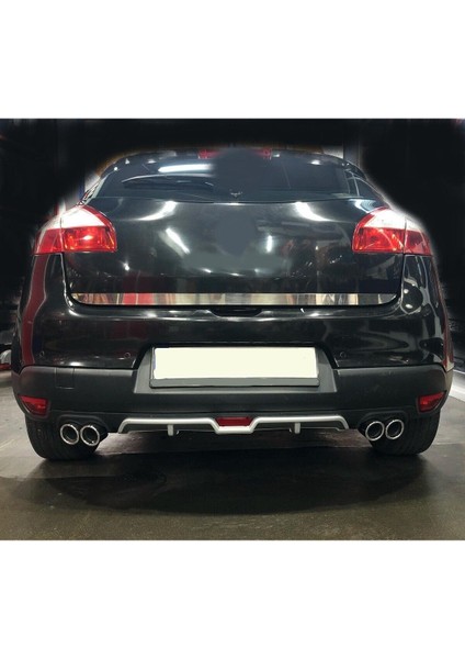 Renault Megane 3 Uyumlu Body Kit Difüzör 4 Çıkış Gri Yuvarlak fiyatları