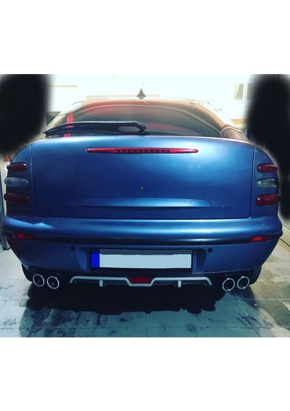 Fiat Brava Uyumlu Body Kit Difüzör 4 Çıkış Gri Yuvarlak fiyatları