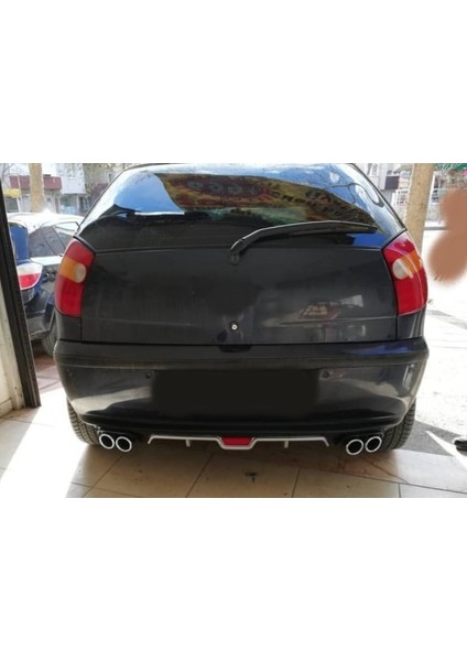 Fiat Palio Ilk Kasa Uyumlu Body Kit Difüzör 4 Çıkış Gri Yuvarlak Uyumlu fiyatları
