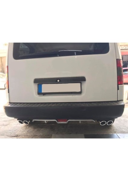 Opel Combo Uyumlu Body Kit Difüzör 4 Çıkış Gri Yuvarlak fiyatları