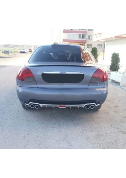 Oto h.i.t. Ford Mondeo Ilk Kasa Uyumlu Body Kit Difüzör 4 Çıkış Yuvarlak Gri Model 1