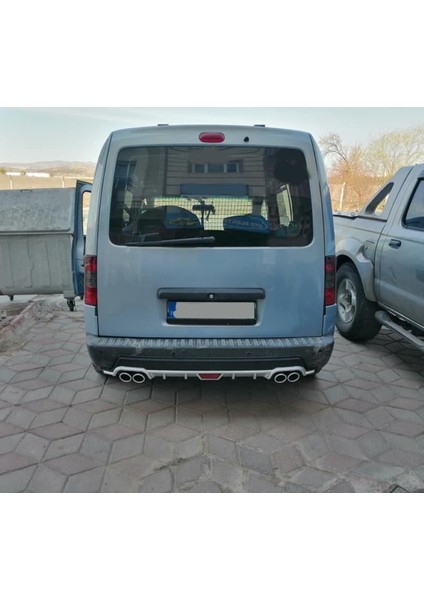 Opel Combo Uyumlu Body Kit Difüzör 4 Çıkış Yuvarlak Gri Model 1 fiyatları