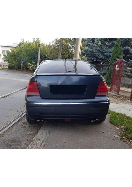 Volkswagen Bora Uyumlu Body Kit Difüzör 4 Çıkış Yuvarlak Siyah Model 2 fiyatları