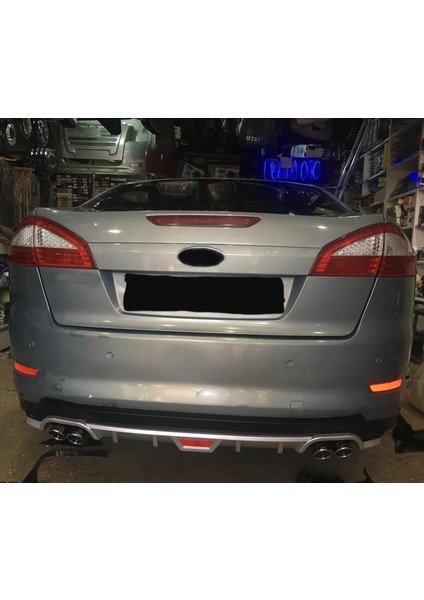 Ford Mondeo Uyumlu Body Kit Difüzör 4 Çıkış Yuvarlak Gri Model 1 fiyatları