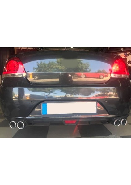 Fiat Linea Makyajsız Uyumlu Body Kit Difüzör 4 Çıkış Siyah Yuvarlak fiyatları