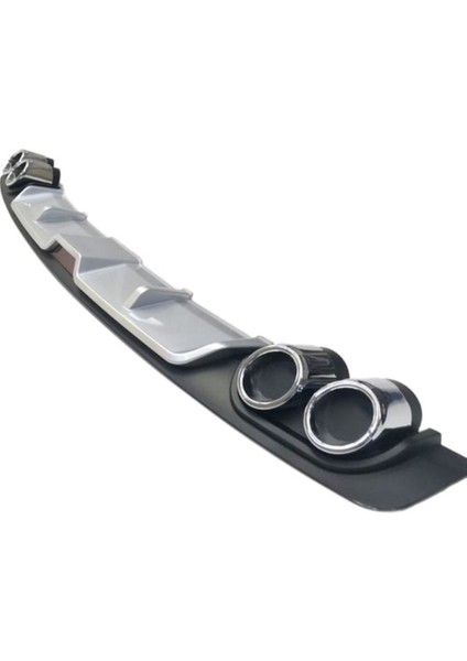 Opel Astra J Hatchback Uyumlu Body Kit Difüzör 4 Çıkış Gri Yuvarlak fırsatları