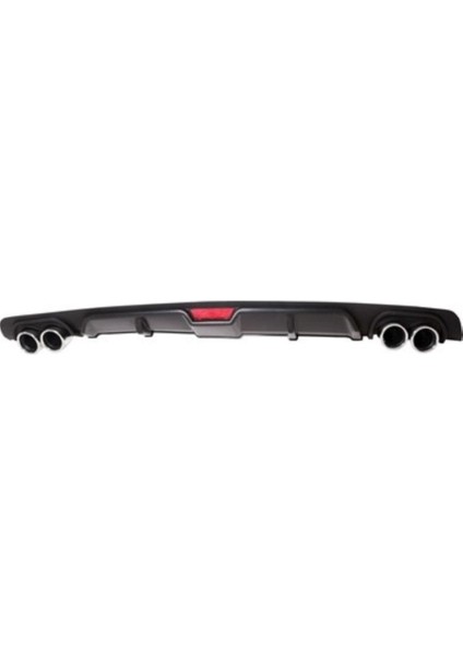 Fiat Bravo Uyumlu Body Kit Difüzör 4 Çıkış Siyah Yuvarlak