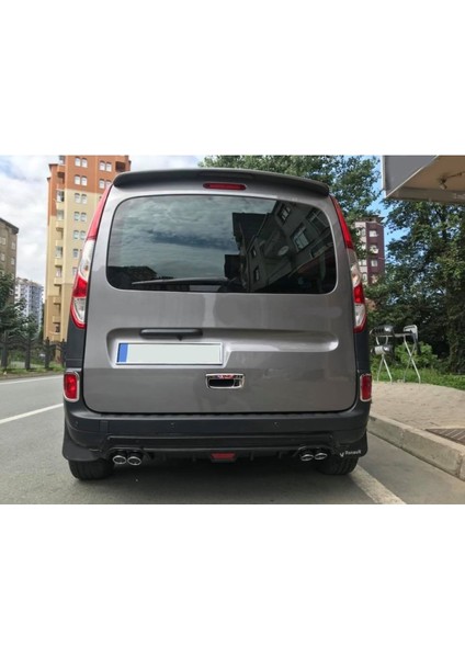 Renault Kango 12-18 Uyumlu Body Kit Difüzör 4 Çıkış Yuvarlak Siyah Model 2 fiyatları