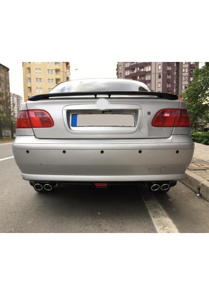 Fiat Albea Uyumlu Body Kit Difüzör 4 Çıkış Siyah Yuvarlak fiyatları