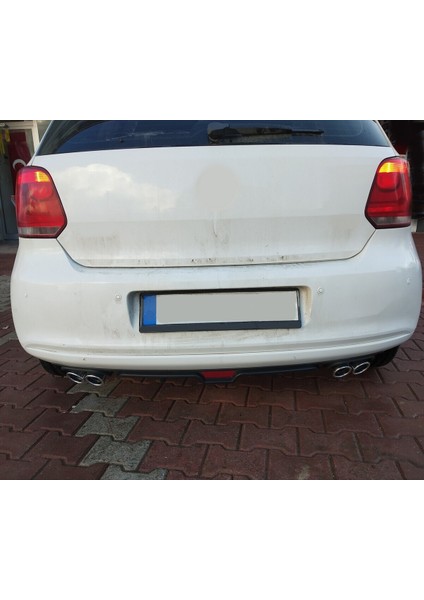 Volkswagen Polo Mk5 Uyumlu Body Kit Difüzör 4 Çıkış Siyah Yuvarlak fiyatları