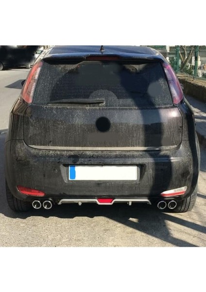 Fiat Punto Makyajlı Uyumlu Body Kit Difüzör 4 Çıkış Gri Yuvarlak fiyatları