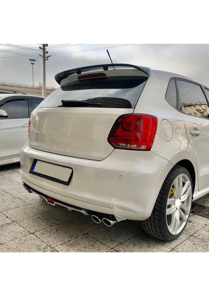 Volkswagen Polo Mk5 Uyumlu Body Kit Difüzör 4 Çıkış Gri Yuvarlak fiyatları