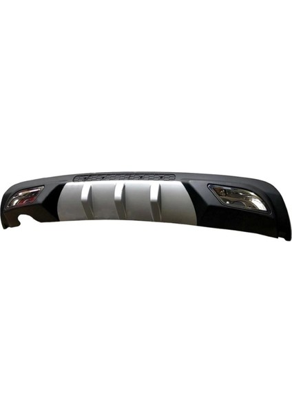 Ford Focus 3 Uyumlu Body Kit Difüzör 2 Çıkış Gri Kare