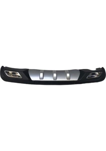 Ford Focus 3 Uyumlu Body Kit Difüzör 2 Çıkış Gri Kare fırsatları
