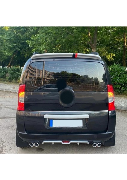 Citroen Nemo Uyumlu Body Kit Difüzör 4 Çıkış Gri Yuvarlak fiyatları
