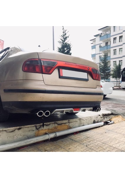 Seat Toledo Uyumlu Body Kit Difüzör 4 Çıkış Gri Yuvarlak fiyatları