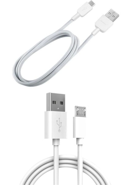 Android Micro USB Şarj Kablosu Android Şarj Aleti Ince Uç 1 Metre